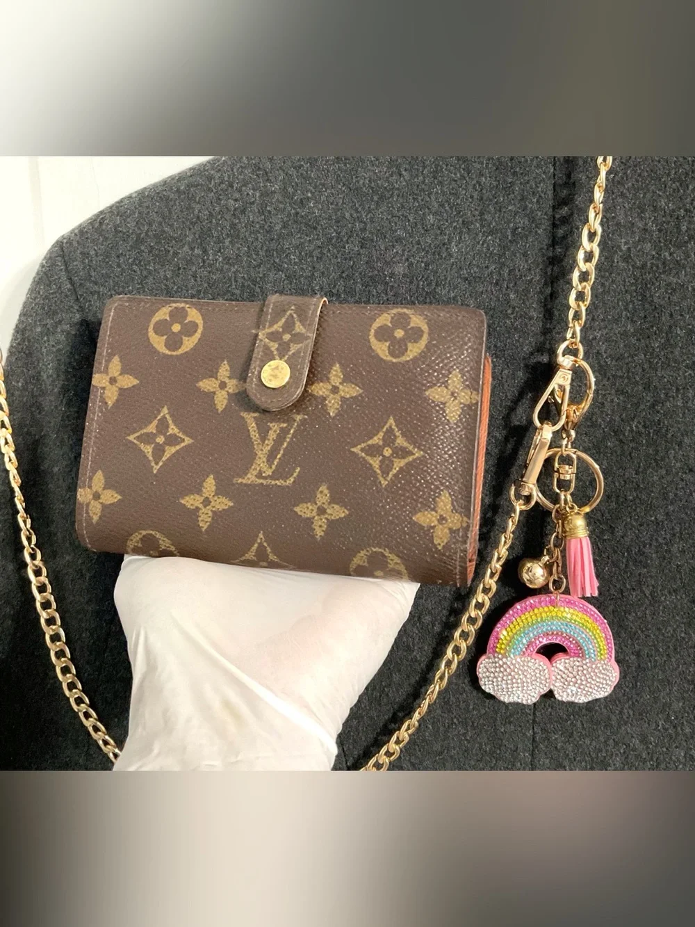 ✅AUTHENTIC FREE LV KISSLOCK WALLET FREE WITH SHOULDER BAG PURCHASE